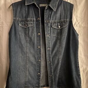 Marsh Landing Blue Denim Top